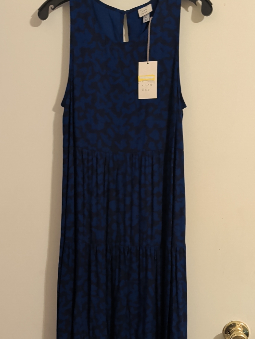 N/W/T A New Day Abstract Animal Print Size XS Blue/Black Very Cute